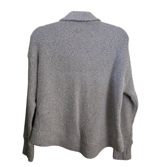 Sweaty Betty Restful Boucle Zip Through Jacket Mock Neck Pockets Charcoal Size M - Picture 3 of 12